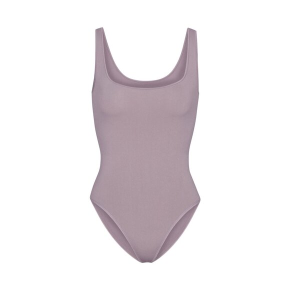 SKIMS Light‎ Essential Scoop Neck Bodysuit NEW Mink Womens XXS - Picture 10 of 14